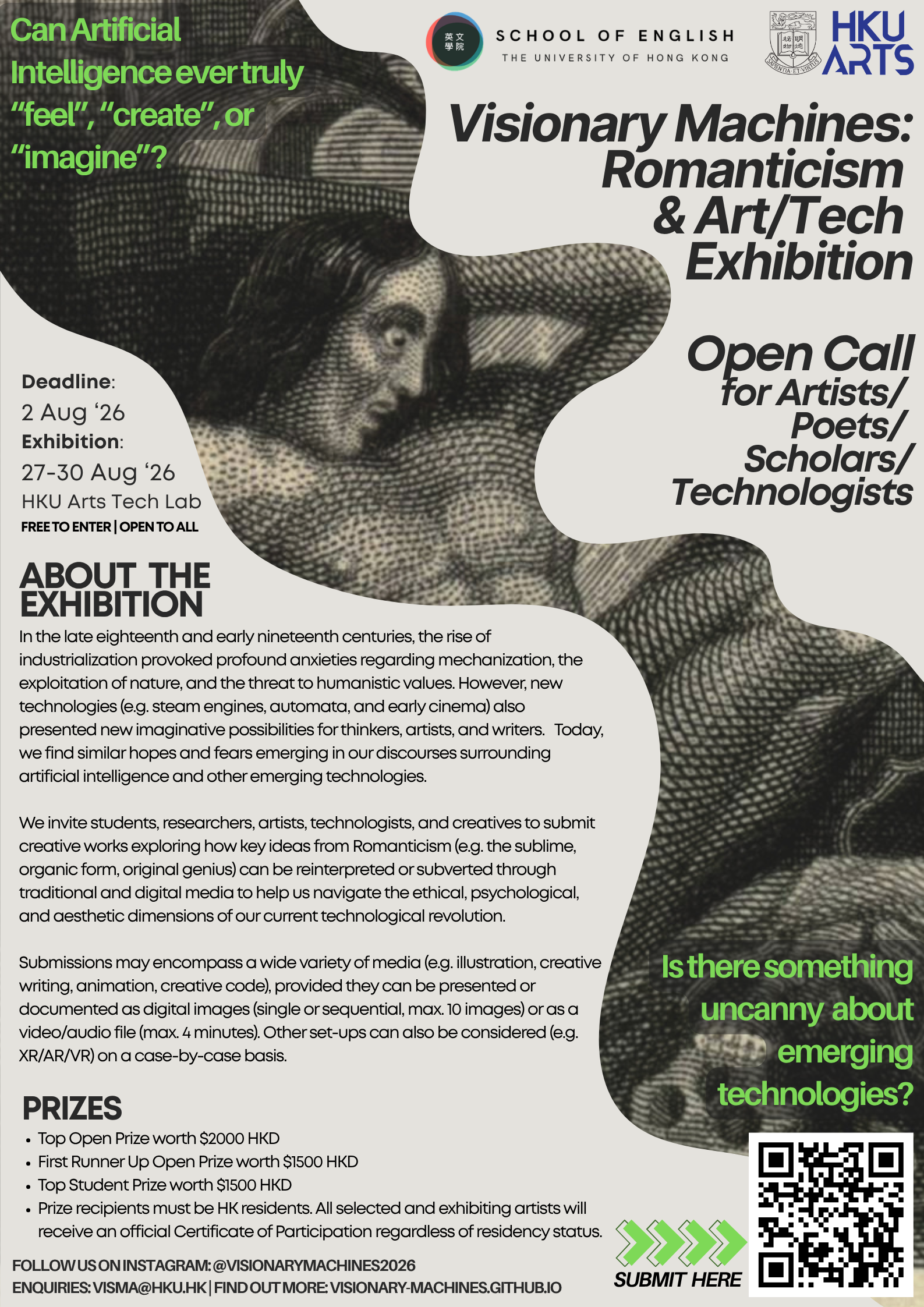 Poster for exhibition open call